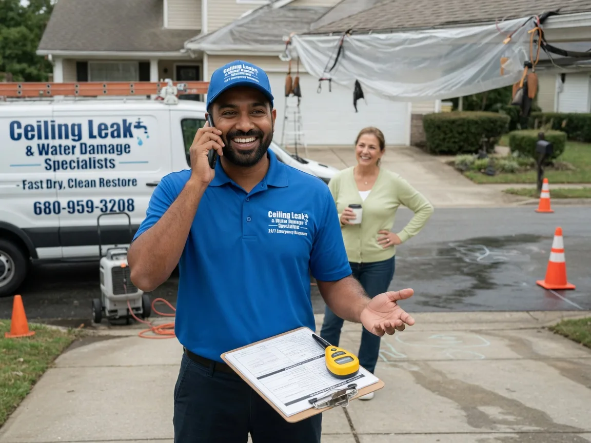 Ceiling Leak Cleanup Pittsboro, NC FAQs